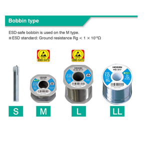 HOZAN宝三无铅锡线系列HS-301～317 / HS-361～363 Sn-3Ag-0.5Cu