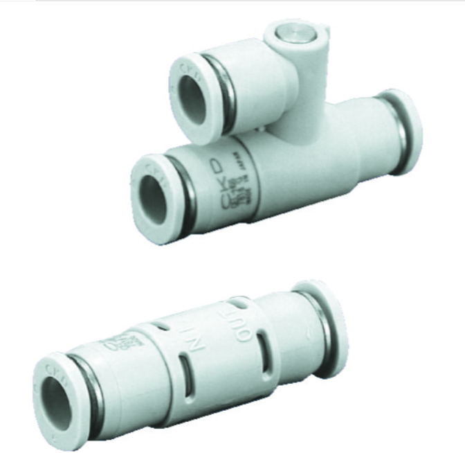 CKD喜开理接头QEL-H44/Φ4带排气口接头类型