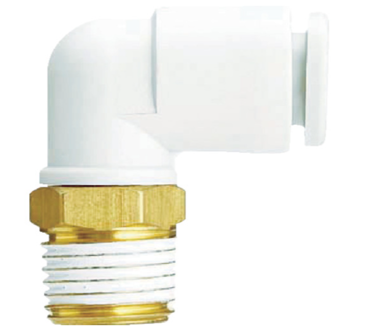 SMC快速接头KQ2L16-04AS单触管接头弯管接头16mm・R1/2