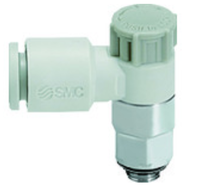 SMC调速阀AS2201F-01-08SA/推锁式单触管接头速度控制器