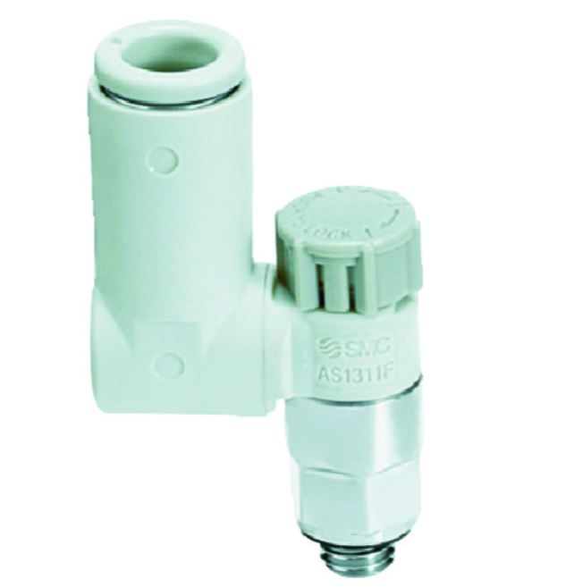 SMC速度控制阀AS2301F-01-06SA推锁式单触管接头速度控制器