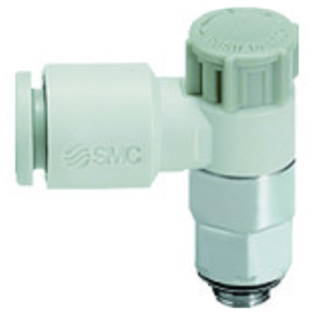 SMC速度控制阀AS2201F-02-06SA推锁式单触管接头速度控制器