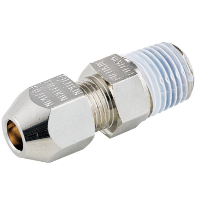 FUJIKIN富士金黄铜环接头RH-8B-R.