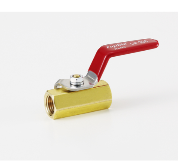 FUJIKIN富士金黄铜制1.96MPa迷你球阀8A（1/4）DBV-12B-R