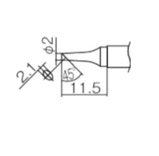 HAKKO白光烙铁头T12-BC2