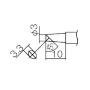 HAKKO白光烙铁头T12-BC3