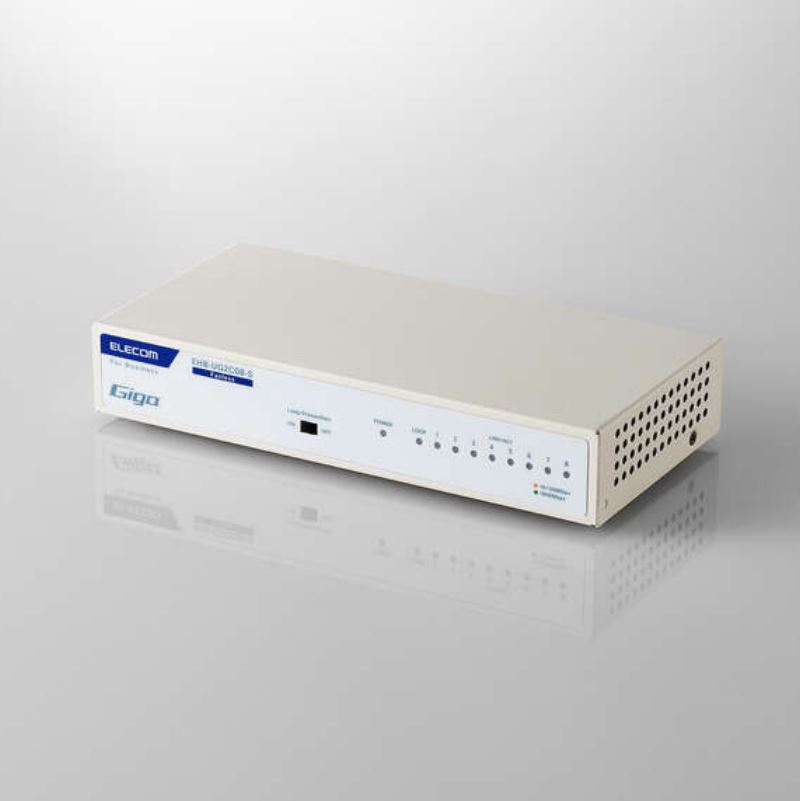 ELECOM宜丽客EHB-UG2C08-S交换机集线器15655134803