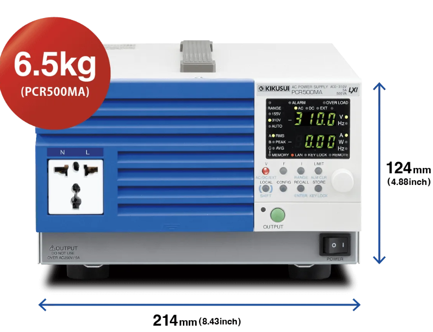 KIKUSUI菊水紧凑型交流电源PCR-MA 系列