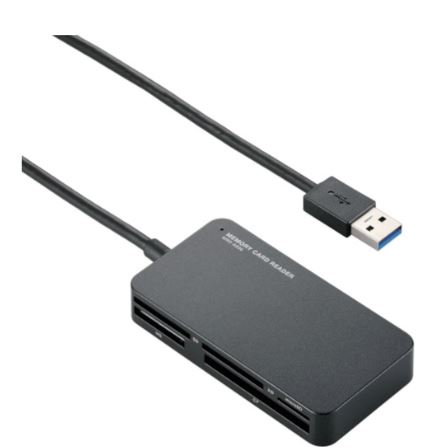 ELECOM宜丽客内存读卡器MR3-A006BK杨：18105608753