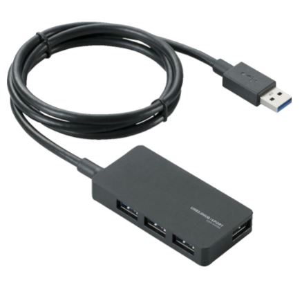 ELECOM宜丽客USB连接器U3H-A408SBK杨：18105608753