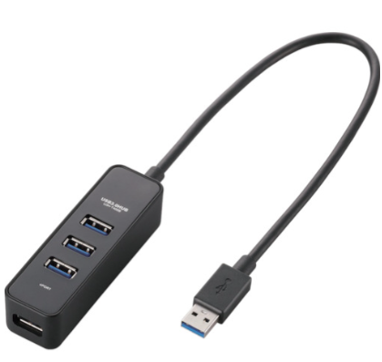 ELECOM宜丽客USB集线器U3H-A408SBK杨：18105608753