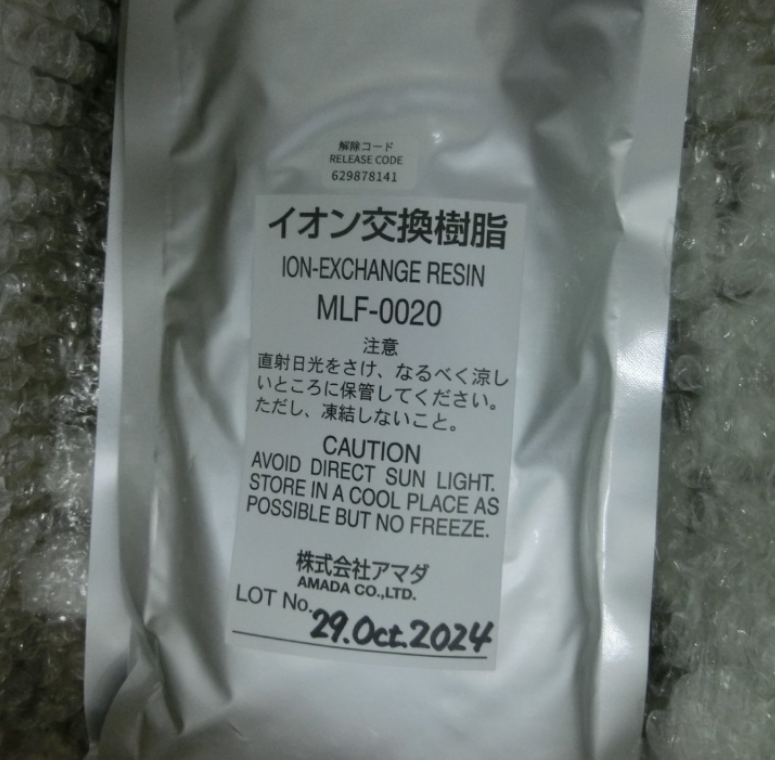AMADA天田米亚基MLF-0020离子交换树脂15655134803
