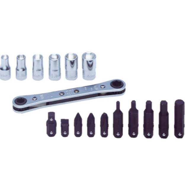 KOKEN棘轮扳手套装 17 套R810D栗山贸易有售18105608873