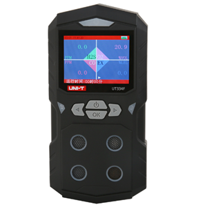 UNI-T优利德彩屏款四合一气体检测仪UT334F杨：18105608753