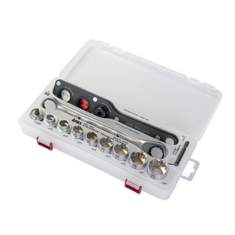 日本ANEX安立AOA-19S3棘轮扳手套筒套组156/5513/4803