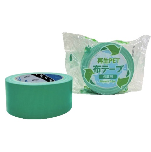 TERAOKA寺冈再生 PET 布胶带 No.1605 绿色 50mm×25M/1605 GR 50X25合肥栗山胡181-0560-8873
