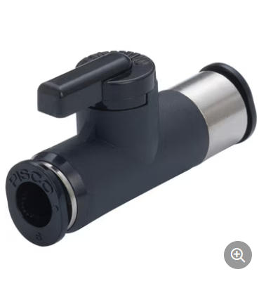 PISCO碧铄科球阀气管接头BVU6-6杨:181-0560-8573