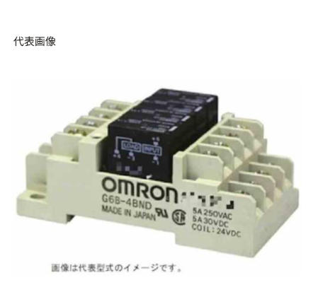 OMRON欧姆龙终端继电器G6B-4BND DC24杨:181-0560-8753