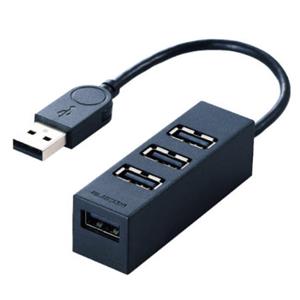 ELECOM宜丽客USB扩展器U2H-TZ426BBK杨：181-0560-8753