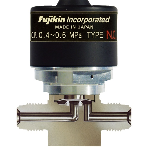 日本Fujikin富士金1/4气动隔膜阀NFPR-ND-71-6.35-2合肥栗山胡181-0560-8873