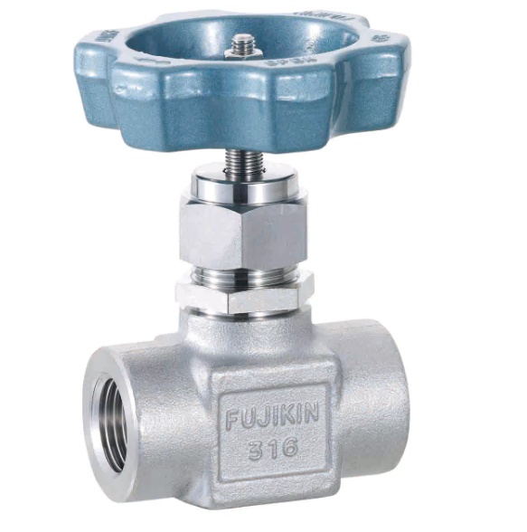 FUJIKIN富士金带螺母手动针阀US-127PB-R合肥栗山胡181-0560-8873