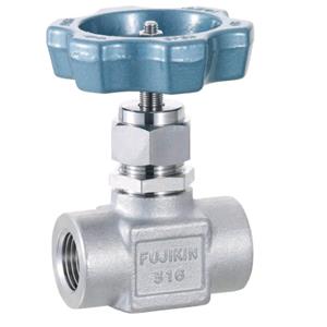 FUJIKIN富士金带螺母手动针阀US-127PB-R合肥栗山胡181-0560-8873