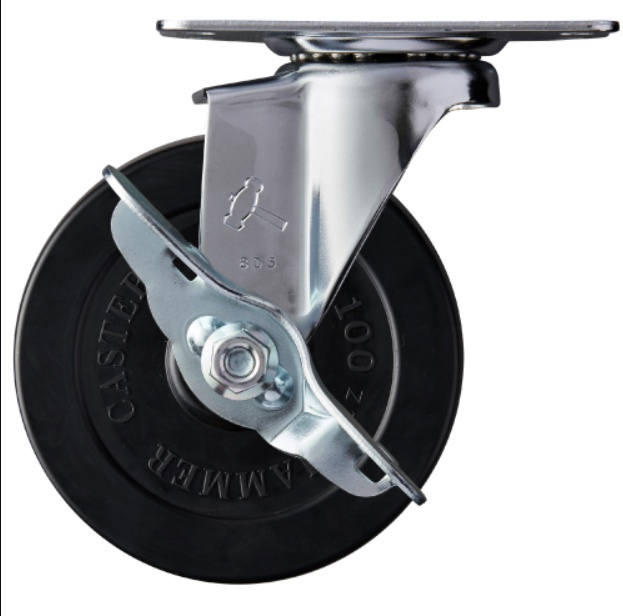 HAMMER-CASTER哈玛415E-R100平板式脚轮181/0560/8873