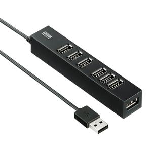 日本SANWA三和USB-2H701BKN集线器