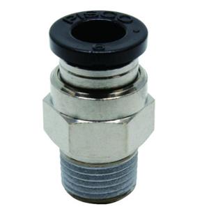 PISCO 碧铄科快速接头PC6-01接φ6管，R1/8外螺纹杨:181-0560-8753